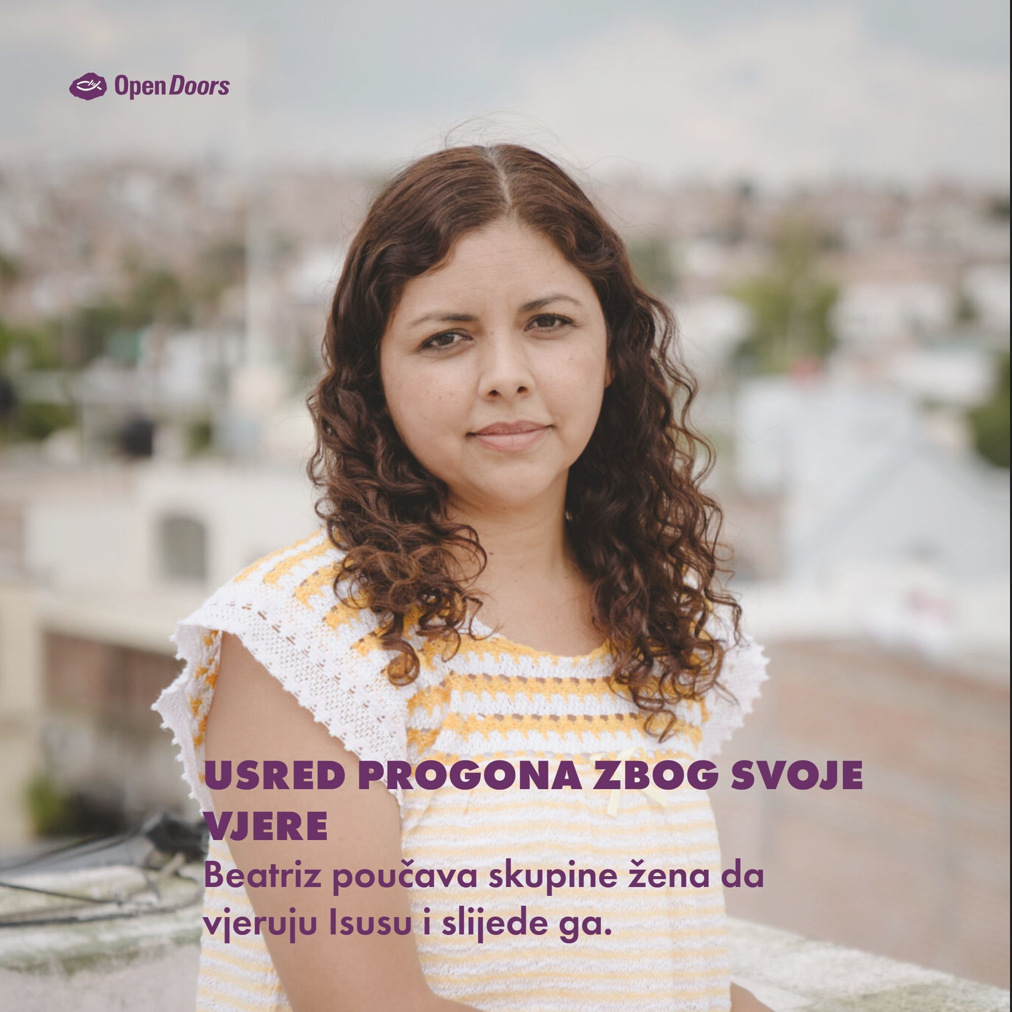 Beatriz poučava skupine žena da vjeruju Isusu i slijede ga