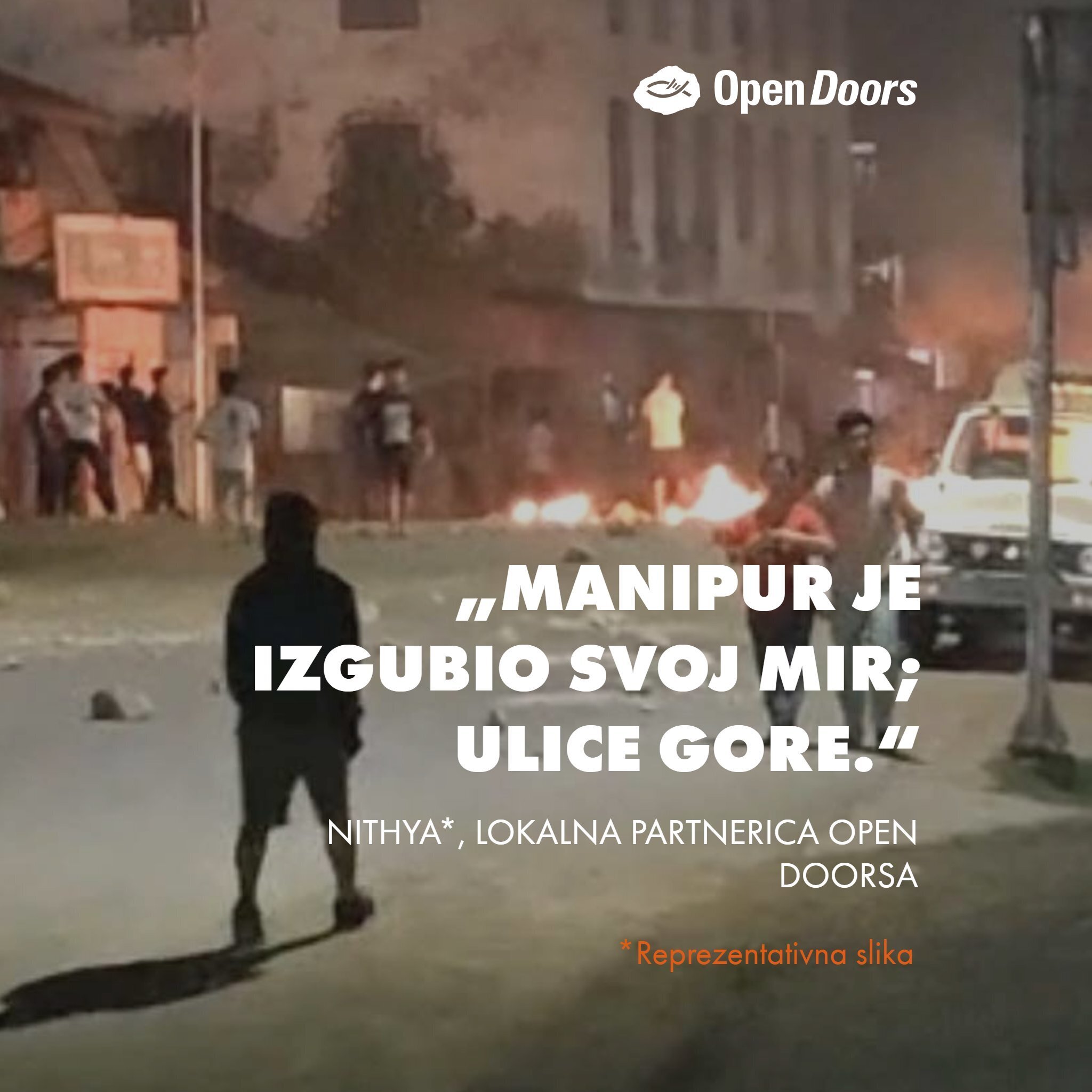 „Manipur je izgubio svoj mir; ulice gore.“