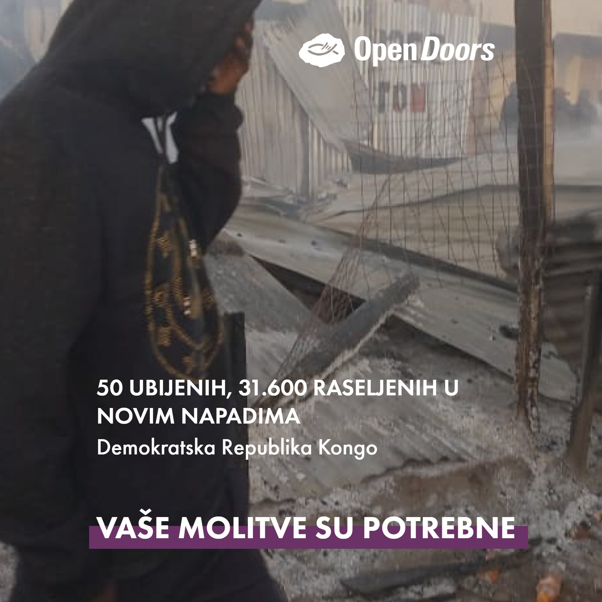Molite: Napadi na kršćanske zajednice u Demokratskoj Republici Kongo