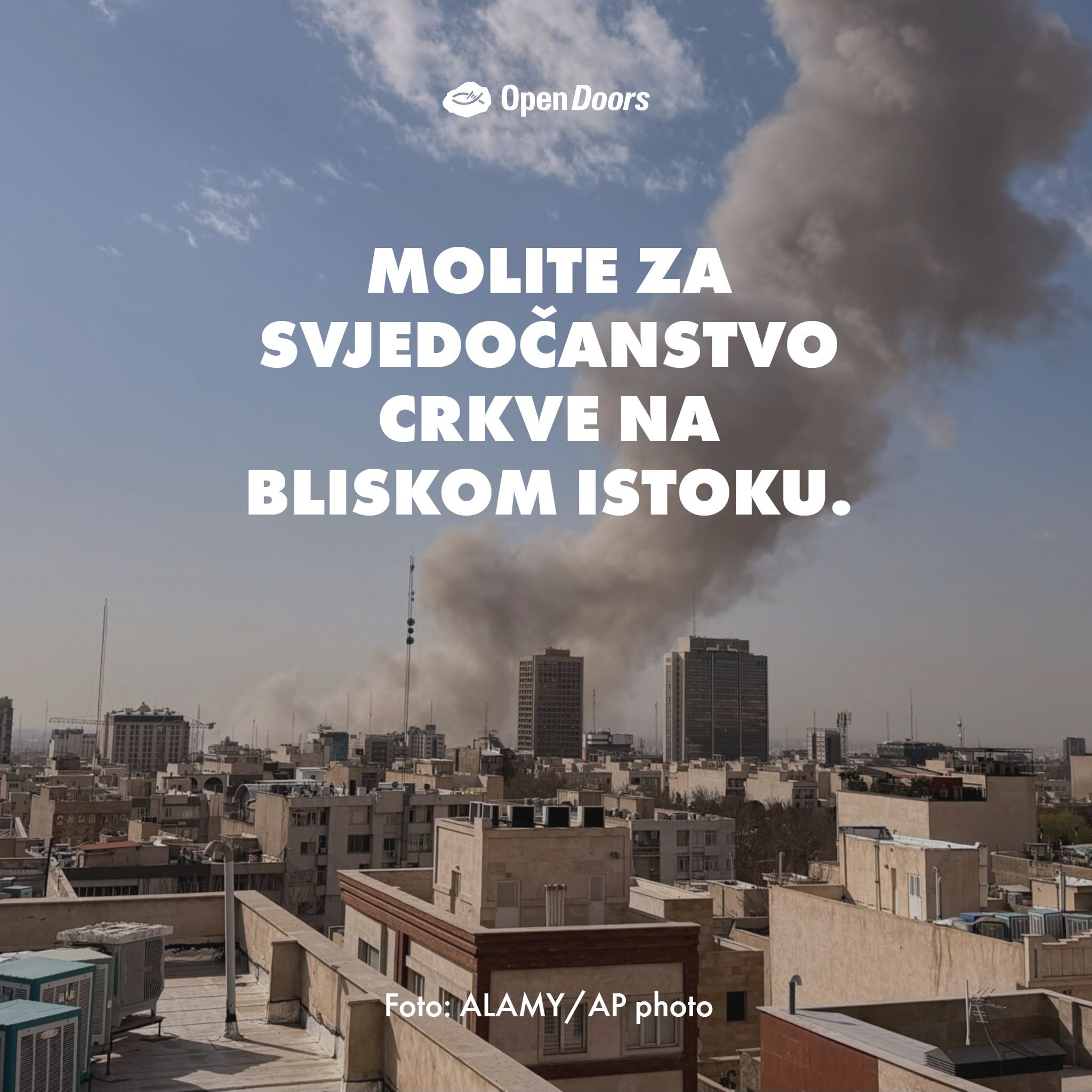 Molite za svjedočanstvo Crkve na Bliskom istoku