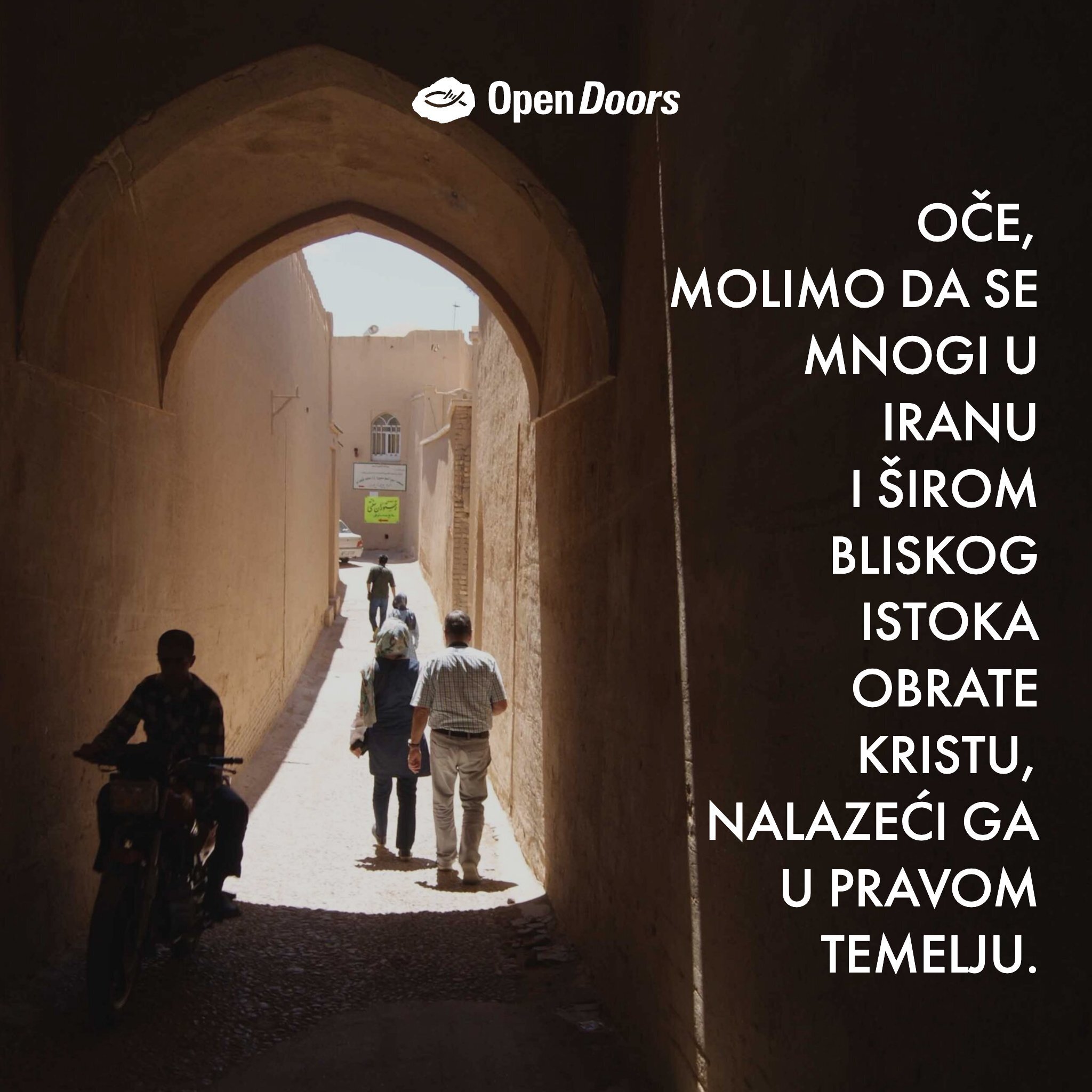 Molitva za spasenje Iranaca