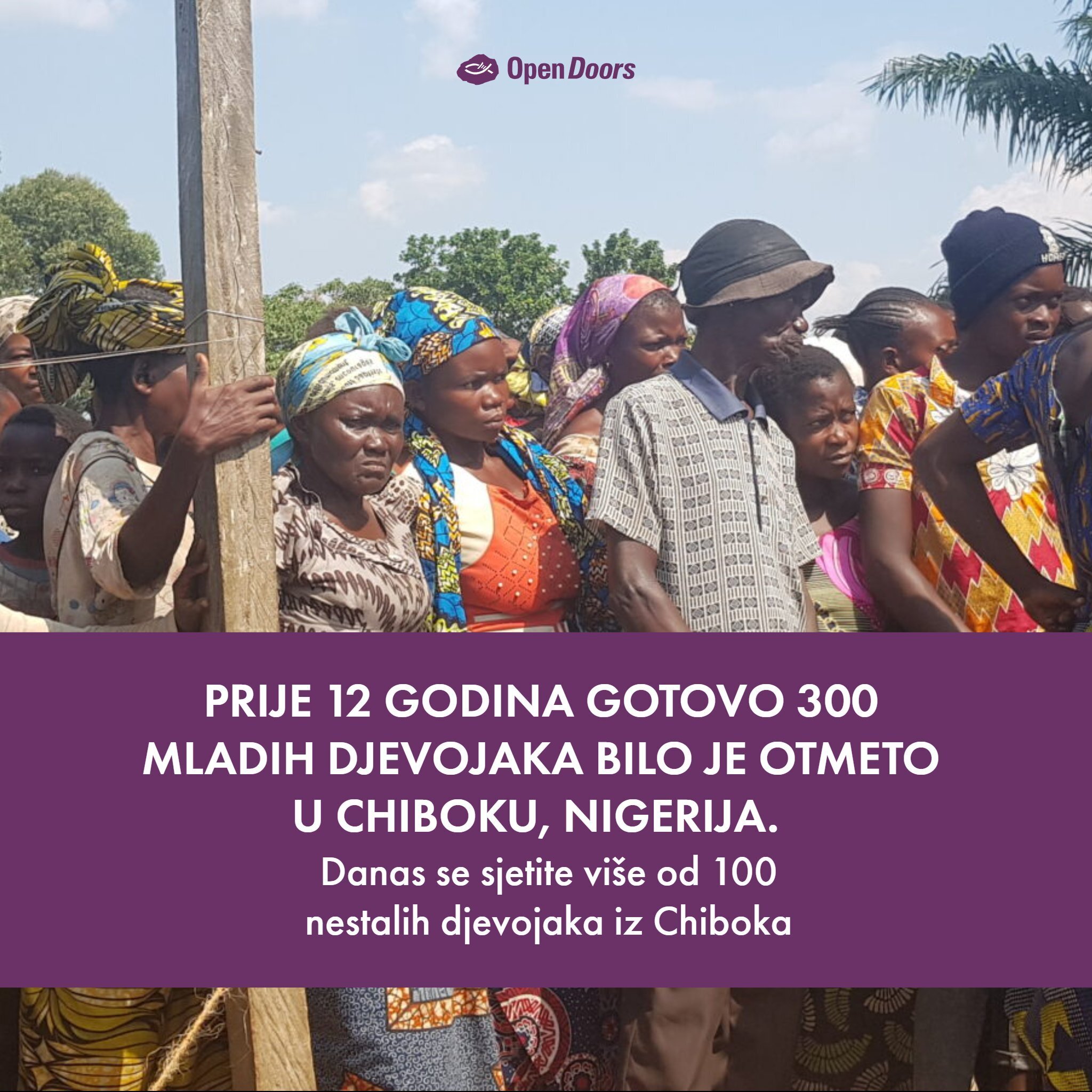 Prije 12 godina gotovo 300 mladih djevojaka bilo je oteto u Chiboku, Nigerija