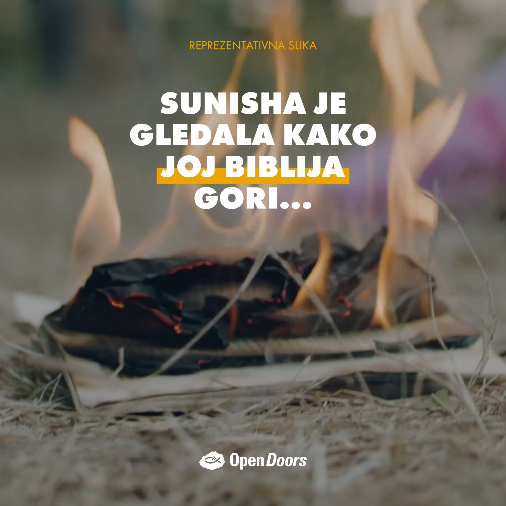 Sunishina Biblija je spaljena