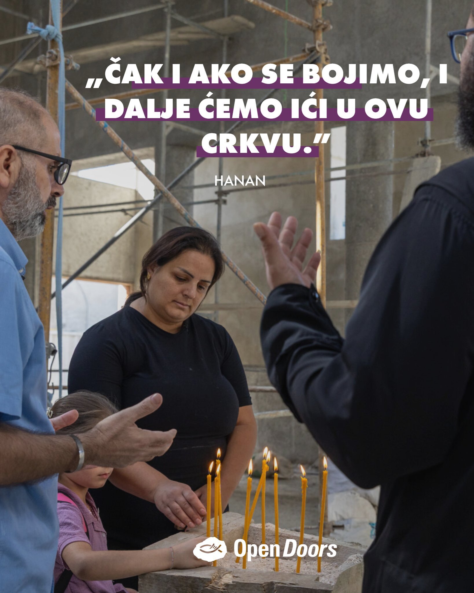 Hanan: “Čak i ako se bojimo, i dalje idemo u ovu crkvu.”