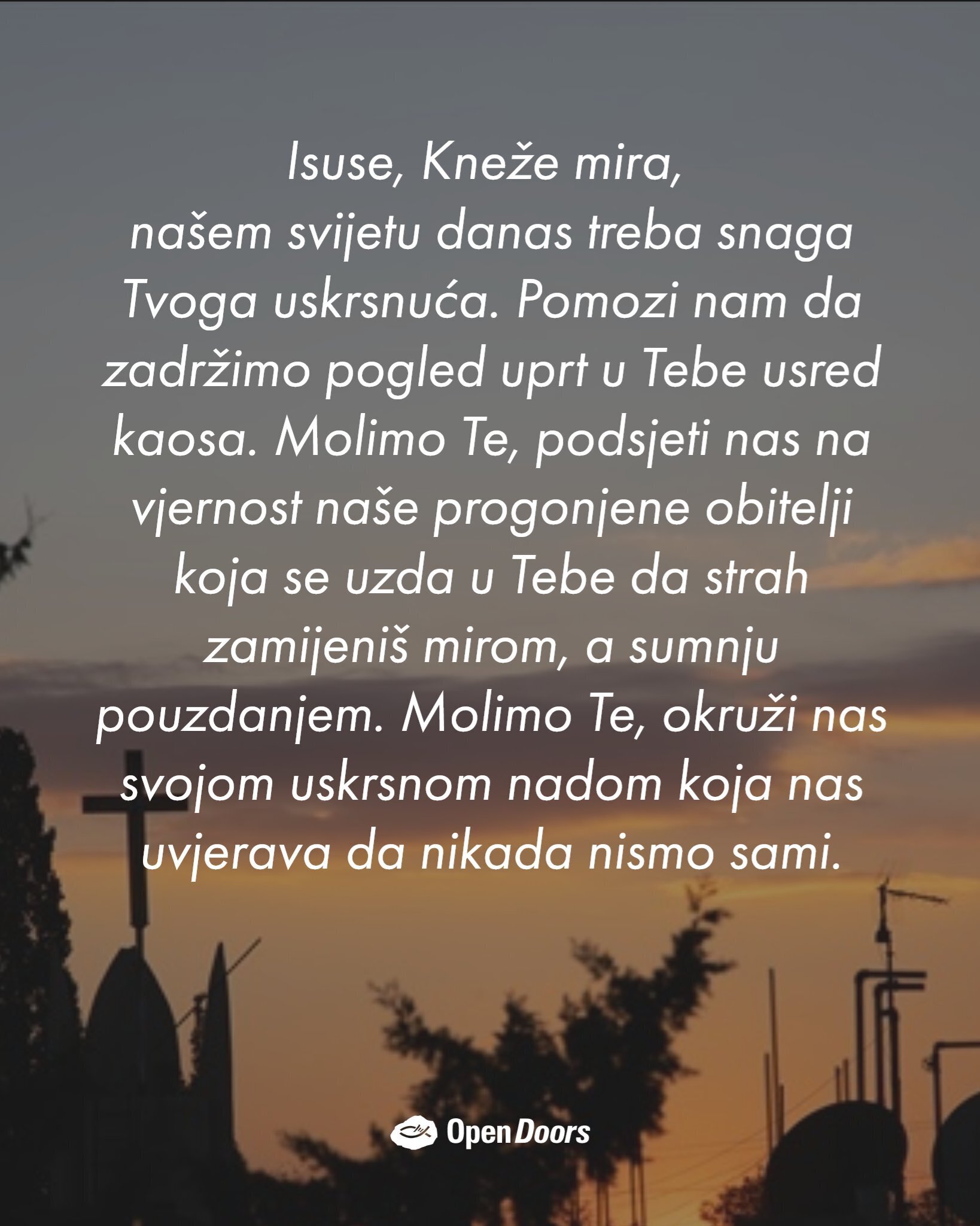 Molitva za uskrsnu nadu