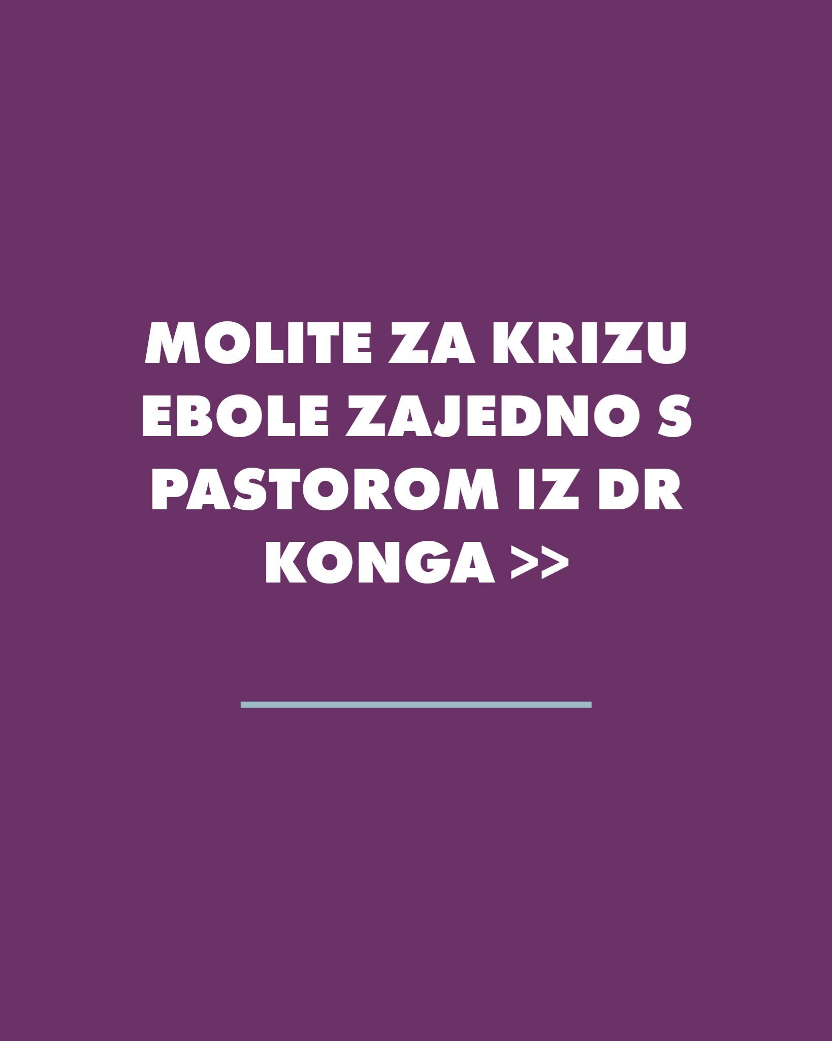 Molite zajedno s pastorom iz DR Konga