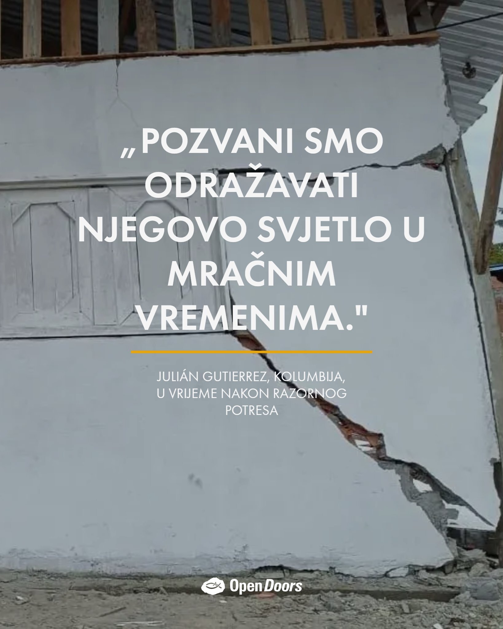Molitva: Potres u Kolumbiji