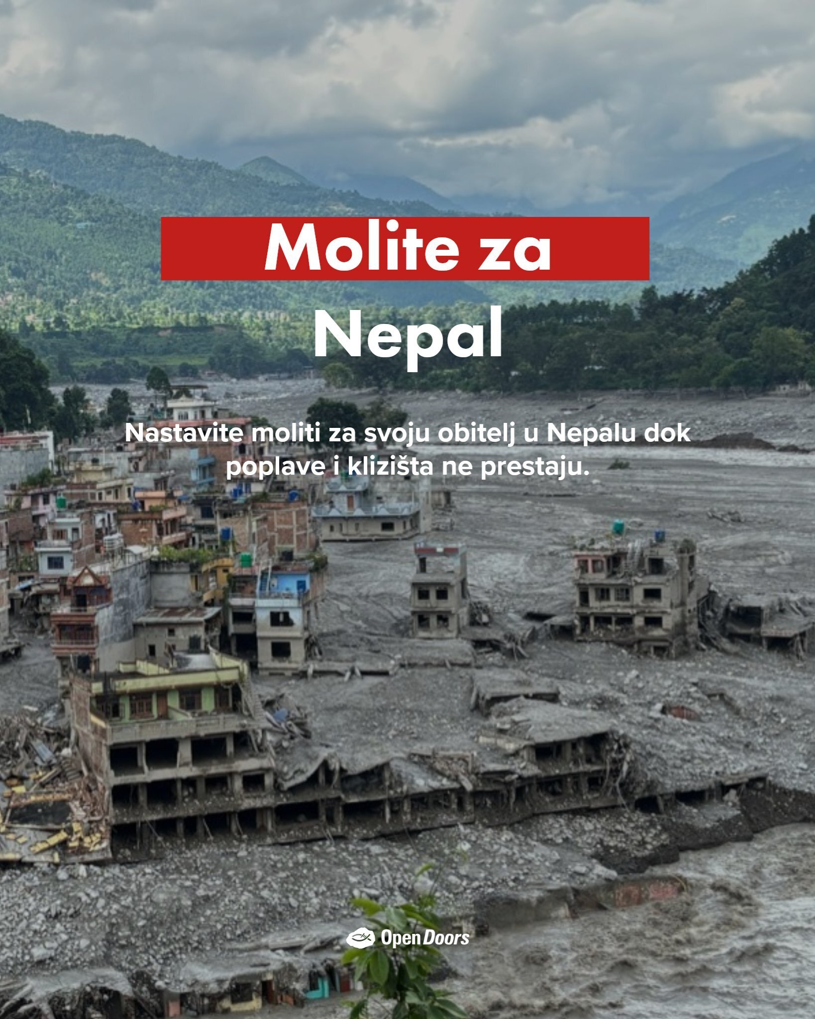 Kršćani u Nepalu pogođeni novim poplavama – hitno su potrebne molitve
