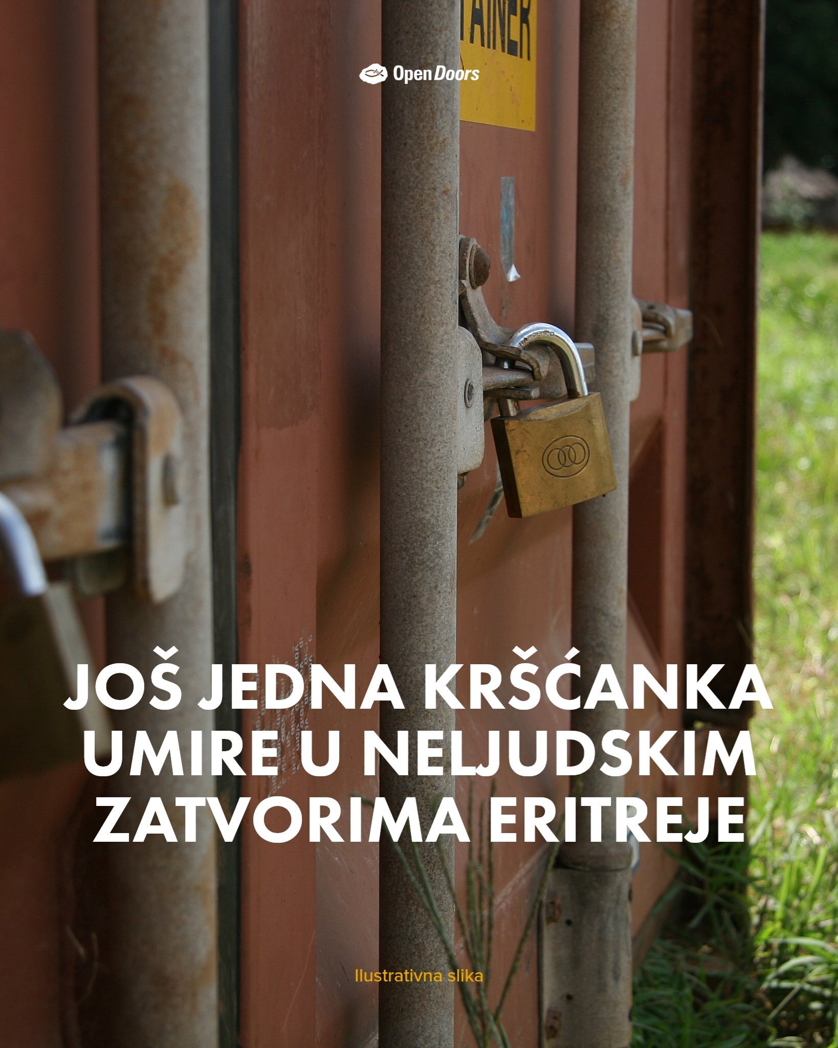 Kršćanka umrla u eritrejskom zatvoru: progon i dalje traje